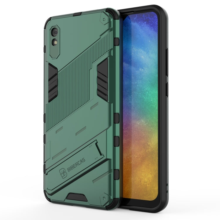 Custodia antiurto TPU con supporto per Xiaomi Redmi 9A