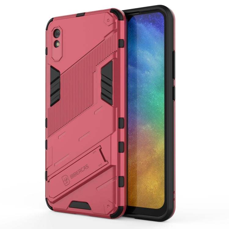 Custodia antiurto TPU con supporto per Xiaomi Redmi 9A
