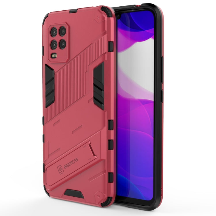 Punk Armor 2 in 1 PC + custodia antiurto in TPU con supporto invisibile, For Xiaomi Mi 10 Lite 5G, For Xiaomi Mi 10T Pro 5G, For Xiaomi Mi 11