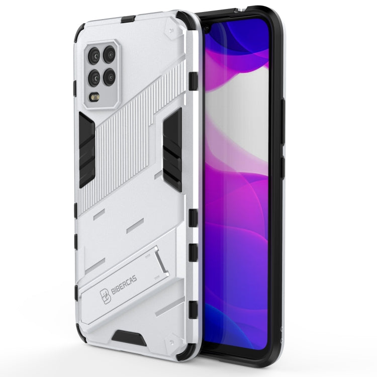 Punk Armor 2 in 1 PC + custodia antiurto in TPU con supporto invisibile, For Xiaomi Mi 10 Lite 5G, For Xiaomi Mi 10T Pro 5G, For Xiaomi Mi 11