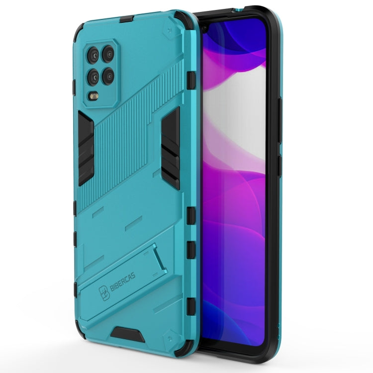 Punk Armor 2 in 1 PC + custodia antiurto in TPU con supporto invisibile, For Xiaomi Mi 10 Lite 5G, For Xiaomi Mi 10T Pro 5G, For Xiaomi Mi 11