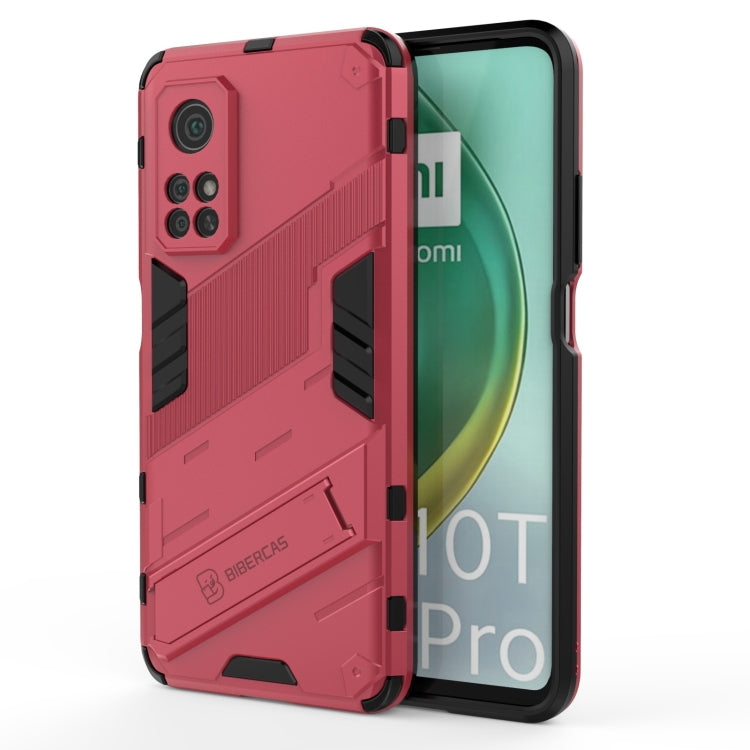 Punk Armor 2 in 1 PC + custodia antiurto in TPU con supporto invisibile, For Xiaomi Mi 10 Lite 5G, For Xiaomi Mi 10T Pro 5G, For Xiaomi Mi 11