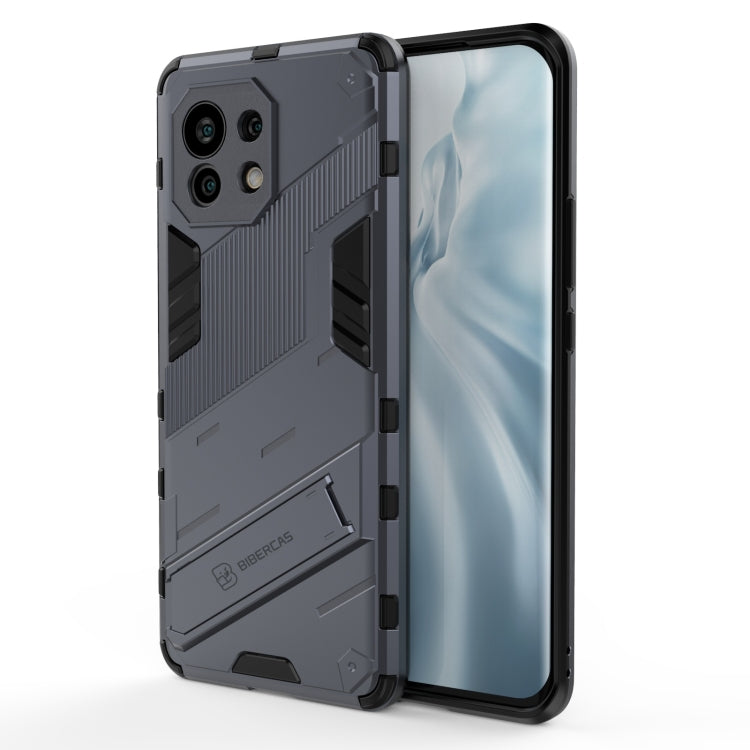 Punk Armor 2 in 1 PC + custodia antiurto in TPU con supporto invisibile, For Xiaomi Mi 10 Lite 5G, For Xiaomi Mi 10T Pro 5G, For Xiaomi Mi 11