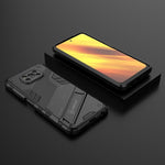 Punk Armor 2 in 1 PC + custodia antiurto in TPU con supporto invisibile, For Xiaomi Poco X3