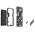 Punk Armor 2 in 1 PC + custodia antiurto in TPU con supporto invisibile, For Xiaomi Poco X3