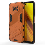Punk Armor 2 in 1 PC + custodia antiurto in TPU con supporto invisibile, For Xiaomi Poco X3