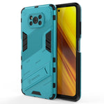 Punk Armor 2 in 1 PC + custodia antiurto in TPU con supporto invisibile, For Xiaomi Poco X3
