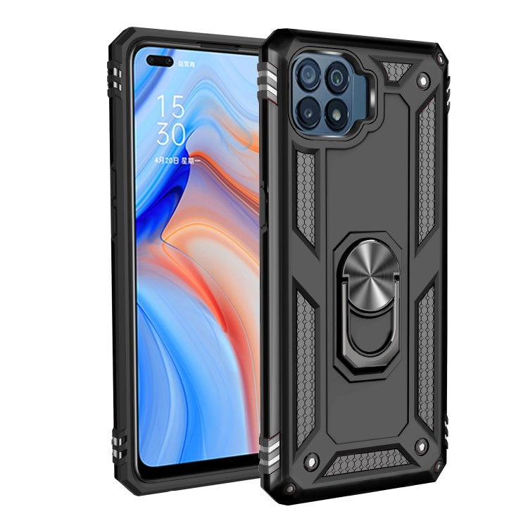 Custodia protettiva antiurto in TPU + PC con supporto girevole a 360 gradi, For Samsung Galaxy A02s (US Version), For OPPO Reno4 Lite