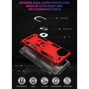 Custodia protettiva antiurto in TPU + PC con supporto girevole a 360 gradi, For Samsung Galaxy A02s (US Version), For OPPO Reno4 Lite