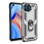 Custodia protettiva TPU e PC con supporto girevole per OPPO Reno4