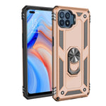 Custodia protettiva TPU e PC con supporto girevole per OPPO Reno4