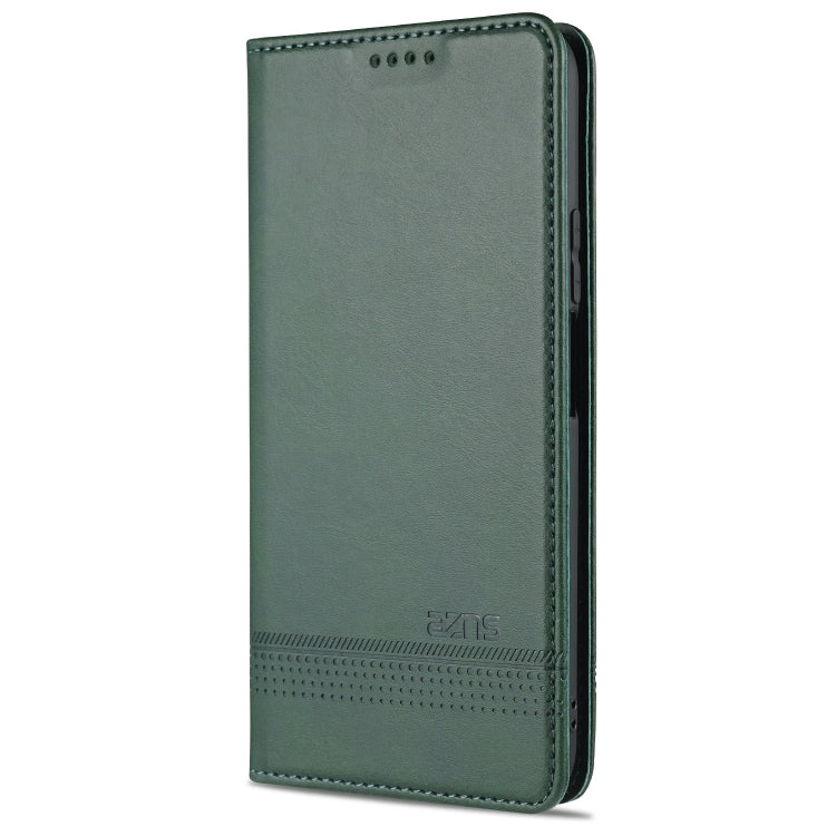 AZNS Custodia in pelle a vibrazione orizzontale con struttura in vitello magnetico con slot per carte, supporto e portafoglio, For vivo X60 5G, For vivo Y52s