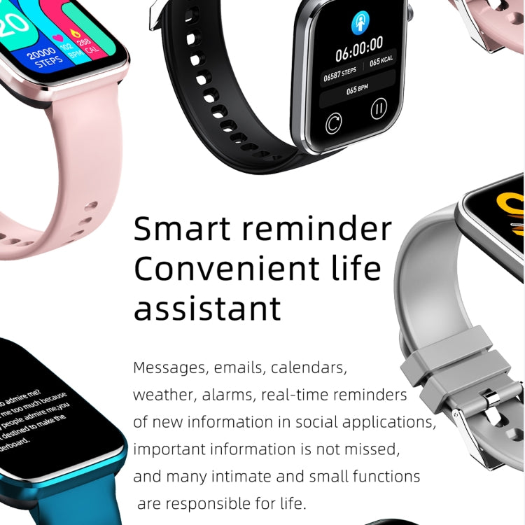 Z15 Touch screen da 1,69 pollici IP67 Orologio intelligente impermeabile, supporto monitoraggio della pressione sanguigna / monitoraggio del sonno / monitoraggio della frequenza cardiaca