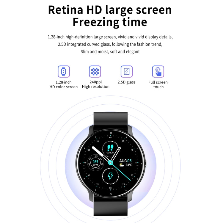ZL02 Touch Screen da 1,28 pollici IP67 Smart Watch impermeabile, supporto monitoraggio della pressione sanguigna / monitoraggio del sonno / monitoraggio della frequenza cardiaca