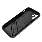 Punk Armor 2 in 1 PC + custodia antiurto in TPU con supporto invisibile, For iPhone 12 mini, For iPhone 12, For iPhone 12 Pro
