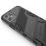 Custodia TPU antiurto con supporto invisibile per iPhone 12