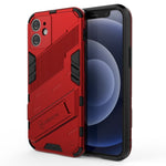 Custodia TPU antiurto con supporto invisibile per iPhone 12