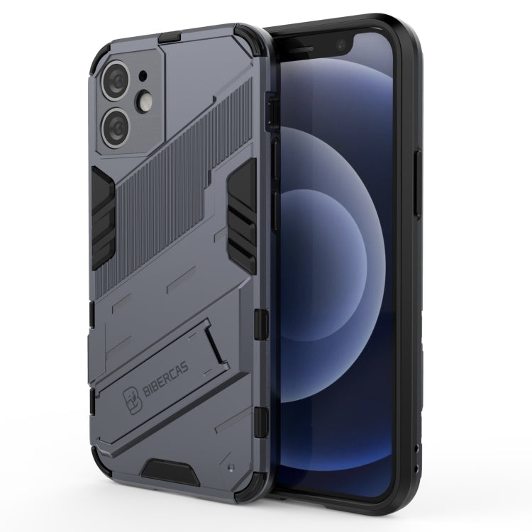 Custodia TPU antiurto con supporto invisibile per iPhone 12