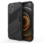 Custodia TPU antiurto con supporto invisibile per iPhone 12