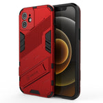 Custodia TPU antiurto con supporto invisibile per iPhone 12