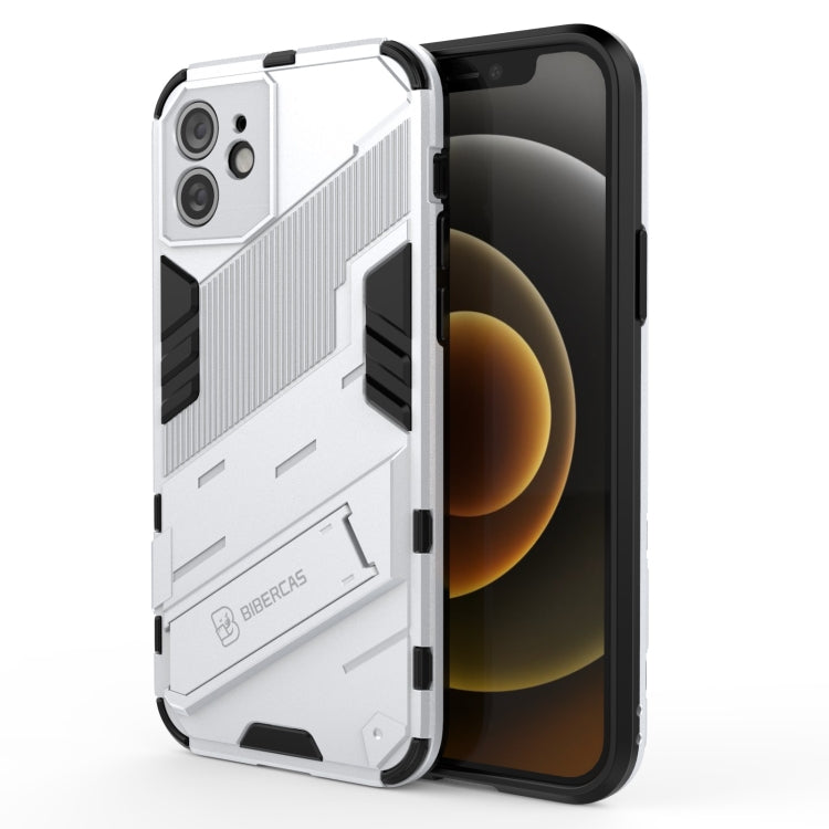 Custodia TPU antiurto con supporto invisibile per iPhone 12