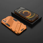 Custodia TPU antiurto con supporto invisibile per iPhone 12