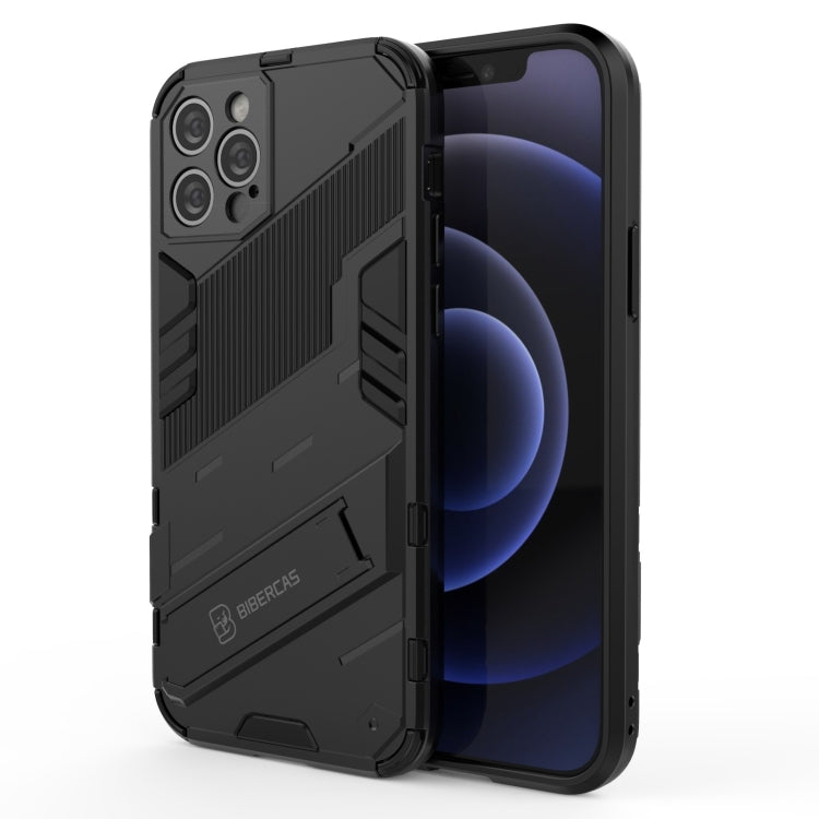 Custodia TPU antiurto con supporto invisibile per iPhone 12
