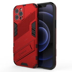 Custodia TPU antiurto con supporto invisibile per iPhone 12