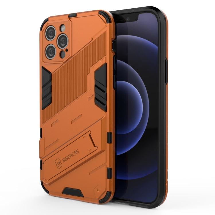 Custodia TPU antiurto con supporto invisibile per iPhone 12