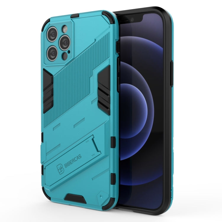 Custodia TPU antiurto con supporto invisibile per iPhone 12