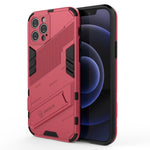 Custodia TPU antiurto con supporto invisibile per iPhone 12