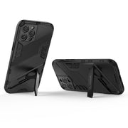 Punk Armor 2 in 1 PC + custodia antiurto in TPU con supporto invisibile, For iPhone 12 Pro Max, For iPhone 11 Pro, For iPhone 11