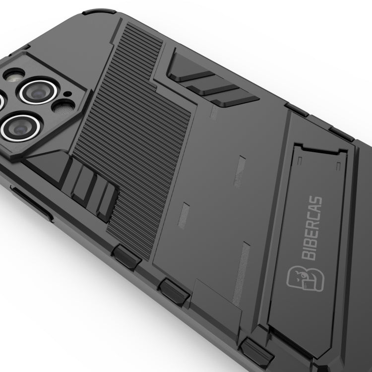 Custodia TPU antiurto con supporto invisibile per iPhone 11