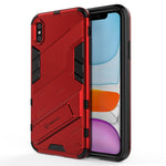 Custodia TPU antiurto con supporto invisibile per iPhone XR