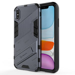 Custodia TPU antiurto con supporto invisibile per iPhone XR