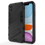 Custodia TPU antiurto con supporto invisibile per iPhone XR