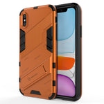 Custodia TPU antiurto con supporto invisibile per iPhone XR