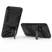 Punk Armor 2 in 1 PC + custodia antiurto in TPU con supporto invisibile, For iPhone XS Max, For iPhone 6 & 6s, For iPhone 6 Plus & 6s  Plus