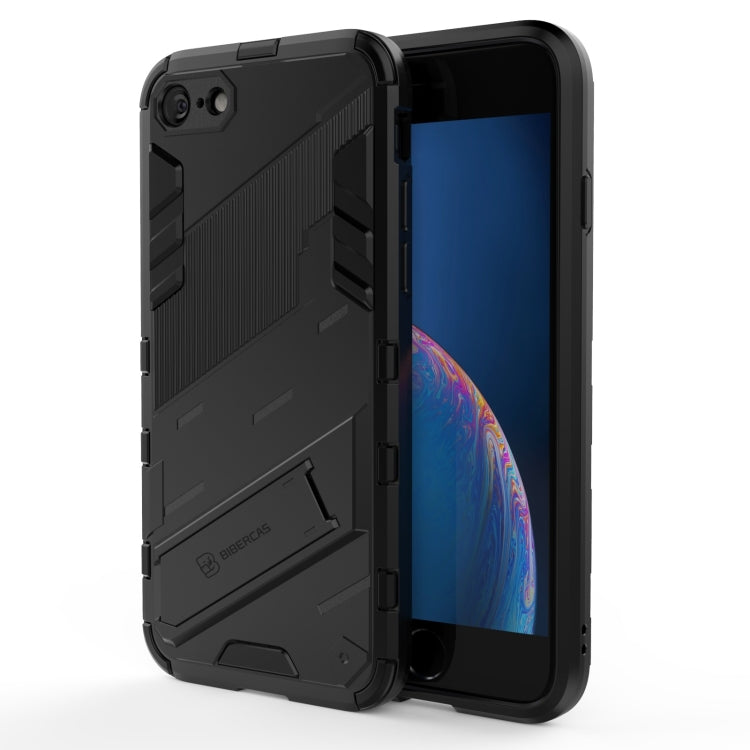 Punk Armor 2 in 1 PC + custodia antiurto in TPU con supporto invisibile, For iPhone 7 & 8, For iPhone 7 Plus & 8  Plus
