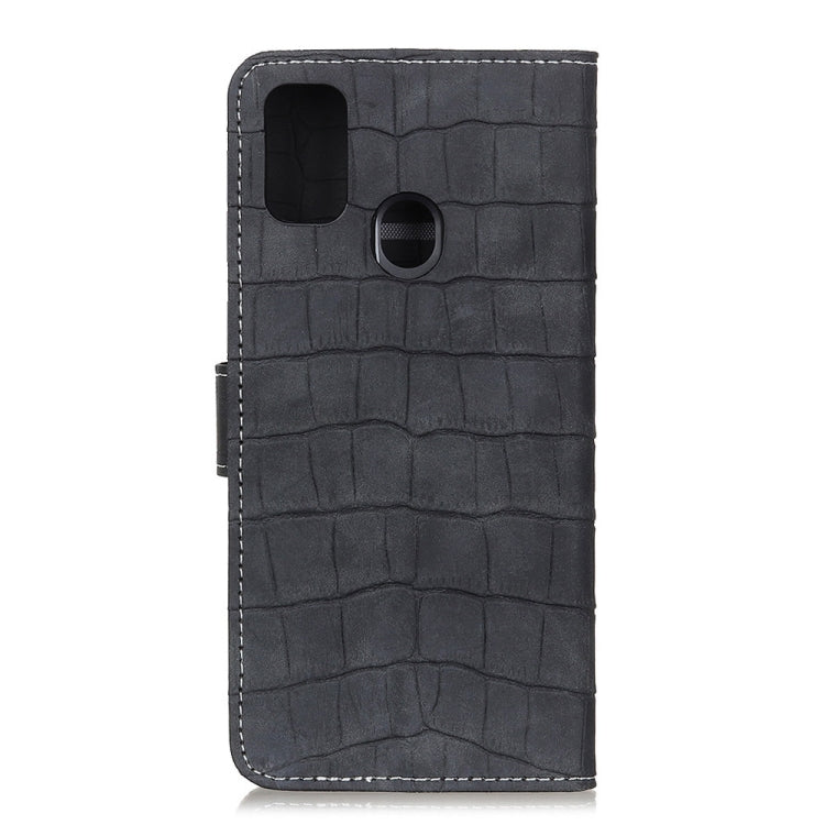 Custodia in pelle a vibrazione orizzontale con struttura in coccodrillo con supporto, slot per carte e portafoglio, For LG K53, For Motorola Moto G30 / G20 / G10 4G / Lenovo K13 Pro / K13 Note