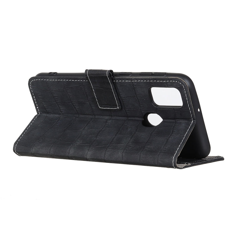Custodia in pelle a vibrazione orizzontale con struttura in coccodrillo con supporto, slot per carte e portafoglio, For LG K53, For Motorola Moto G30 / G20 / G10 4G / Lenovo K13 Pro / K13 Note
