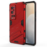 Punk Armor 2 in 1 PC + custodia antiurto in TPU con supporto invisibile, For vivo X60 Pro, For vivo X60 Pro Plus 5G, For vivo X60 5G, For vivo Y51(2020 Indian Version)