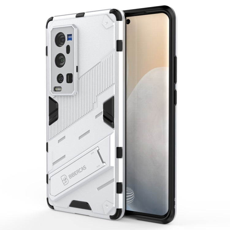 Punk Armor 2 in 1 PC + custodia antiurto in TPU con supporto invisibile, For vivo X60 Pro, For vivo X60 Pro Plus 5G, For vivo X60 5G, For vivo Y51(2020 Indian Version)