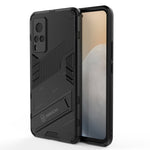 Punk Armor 2 in 1 PC + custodia antiurto in TPU con supporto invisibile, For vivo X60 Pro, For vivo X60 Pro Plus 5G, For vivo X60 5G, For vivo Y51(2020 Indian Version)