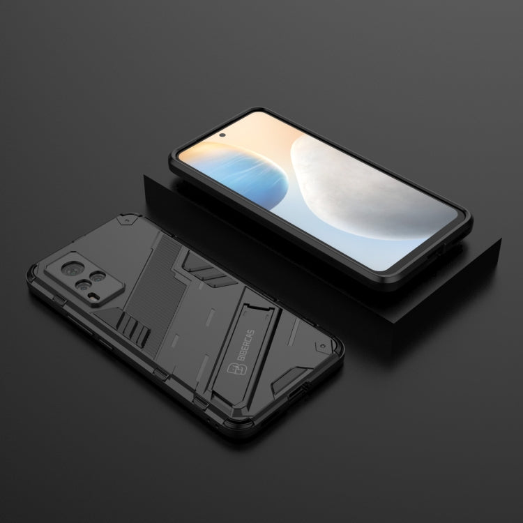 Punk Armor 2 in 1 PC + custodia antiurto in TPU con supporto invisibile, For vivo X60 Pro, For vivo X60 Pro Plus 5G, For vivo X60 5G, For vivo Y51(2020 Indian Version)