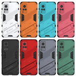 Punk Armor 2 in 1 PC + custodia antiurto in TPU con supporto invisibile, For vivo X60 Pro, For vivo X60 Pro Plus 5G, For vivo X60 5G, For vivo Y51(2020 Indian Version)