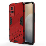 Punk Armor 2 in 1 PC + custodia antiurto in TPU con supporto invisibile, For vivo X60 Pro, For vivo X60 Pro Plus 5G, For vivo X60 5G, For vivo Y51(2020 Indian Version)