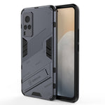 Punk Armor 2 in 1 PC + custodia antiurto in TPU con supporto invisibile, For vivo X60 Pro, For vivo X60 Pro Plus 5G, For vivo X60 5G, For vivo Y51(2020 Indian Version)