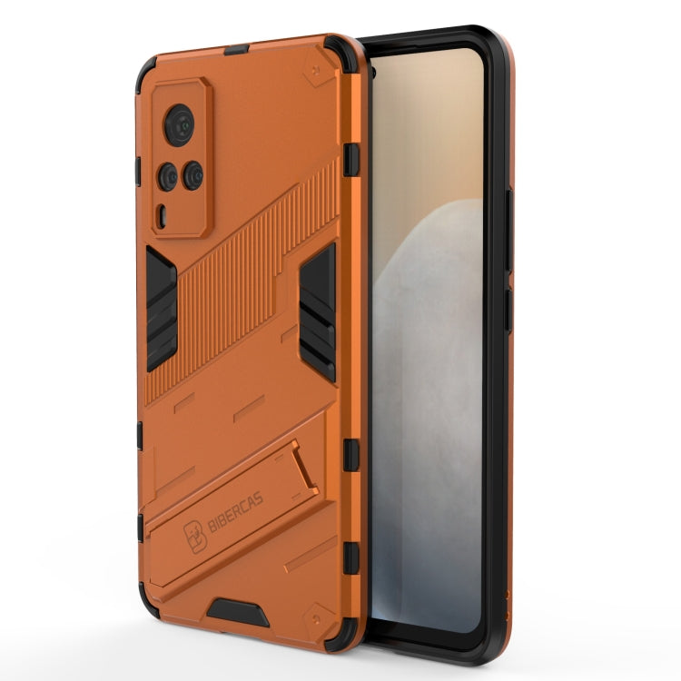 Punk Armor 2 in 1 PC + custodia antiurto in TPU con supporto invisibile, For vivo X60 Pro, For vivo X60 Pro Plus 5G, For vivo X60 5G, For vivo Y51(2020 Indian Version)