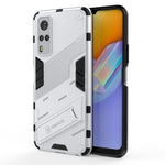 Punk Armor 2 in 1 PC + custodia antiurto in TPU con supporto invisibile, For vivo X60 Pro, For vivo X60 Pro Plus 5G, For vivo X60 5G, For vivo Y51(2020 Indian Version)